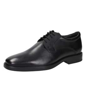 Chaussures habillées en cuir noir Geox pour homme, style Derby, talon de 2,5 cm, tailles 39, 40, 41, 42, 43, 44 - Product Image 4