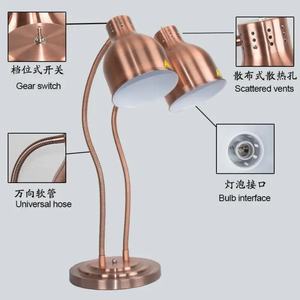 Lampe chauffante alimentaire en acier inoxydable, lampe de table lumineuse à capacité personnalisée pour restaurant, fournitures hôtelières - Product Image 4