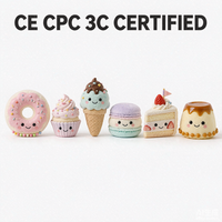 Boneka Plush Makanan Berkualitas Tinggi Custom OEM ODM, Boneka Isi Lucu Bentuk Dessert untuk Koleksi Hadiah Promosi Merek IP