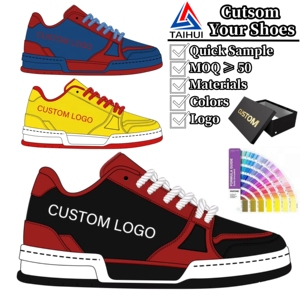 Chaussures de sport décontractées de haute qualité, chaussures de course rétro, chaussures de basket-ball pour hommes, fabrication de baskets personnalisées - Product Image 1