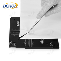 DCHOA Sign Vinyl Edge Wrap Cutter Plantilla de corte para envolver muebles y firmar bordes