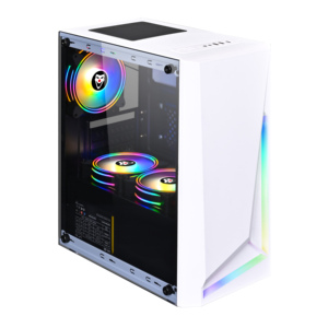 Itx cpu armoire cool <span class=keywords><strong>atx</strong></span> <span class=keywords><strong>tour</strong></span> complet de bureau avec écran lcd acrylique robuste pc refroidissement boîtier d'ordinateur de jeu - Product Image 5