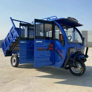 Tricycle motorisé chinois à carrosserie fermée, hybride essence-électrique, best-seller, capacité de charge de 400 kg, vitesse de 30 à 50 km/h - Product Image 2