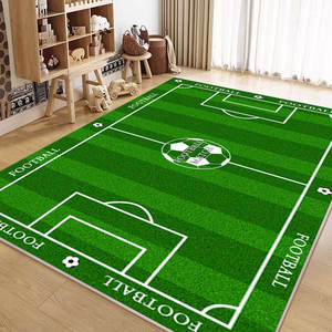 Tapis de sol multi-designs pour terrains de <span class=keywords><strong>football</strong></span>, en velours cristallin, adapté aux animaux domestiques, fabriqué à la machine, à poils ras, résistant aux taches, avec envers antidérapant en PVC, personnalisable - Product Image 5