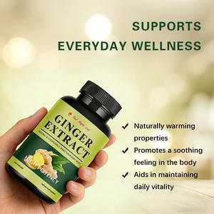 Hoogwaardige gembercapsules - ISO22000/HACCP goedgekeurd, niet-GMO, veganistisch, misselijkheidsverlichting, nutraceutical - Product Image 2