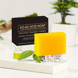 Grande Vente Nouveaux Modèles Savon à l'Acide Kojique Fait Main Barre Nettoyante Visage et Corps Acide Hyaluronique Ultra-Protéine - Product Image 2