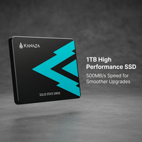 Unidad de Estado Sólido Interna de Alto Rendimiento de 1 TB y 2,5 Pulgadas SATA III con Compatibilidad Universal, 500 MB/s, para Actualización de PC de Escritorio y Portátiles