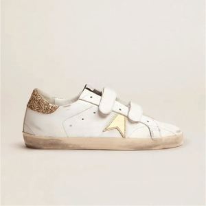 Chaussures décontractées GGBD Designer en cuir véritable, marque de luxe, avec logo doré et décoration étoile, style marche GGBD - Product Image 3