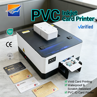 Mesin Pencetak Kartu PVC Mini Desktop 6 Warna OEM Berkualitas Tinggi untuk Pencetakan Kartu ID, CD, dan DVD Digital