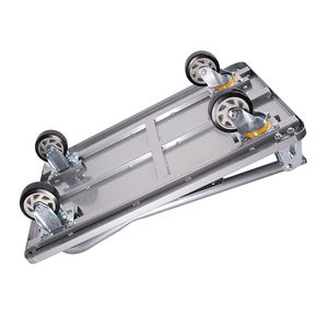 Chariots à plate-forme pliante de capacité de charge de 300kg de camion de main en plastique d'acier inoxydable de haute qualité pour la vente d'utilisation d'entrepôt - Product Image 6