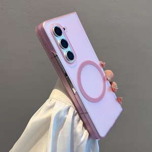 เคสโทรศัพท์มือถือ2025บางเฉียบแบบแม่เหล็กด้านสำหรับ Samsung Z Fold 7 6 5 4 3 <span class=keywords><strong>Fold4</strong></span>กรอบ PC แข็งใสบางเฉียบ - Product Image 3