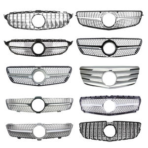 WRR Auto Accessoires Grille pour Mercedes Benz W204 W164 W212 W251 <span class=keywords><strong>Sprinter</strong></span> Modification Diamond <span class=keywords><strong>AMG</strong></span> Grille de pare-chocs avant - Product Image 2