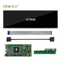 Layar LCD 12,7 Inci Kecerahan Tinggi Modul LCD 2K Ultra-lebar dengan Papan Pengontrol untuk Signage di Tepi Rak