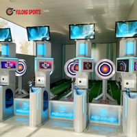 A4 Commercial Multi  Simulateur de tir à l'arc interactif à monnayeur pour centre de divertissement et centre commercial (FEC)