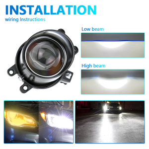 Soporte Láser LELANPU para Bicicleta, Cubierta de Bombilla H3, Lente de Proyector LED de 3 Pulgadas para Coche, Luz <span class=keywords><strong>Antiniebla</strong></span> para Motocicleta, <span class=keywords><strong>Toyota</strong></span> <span class=keywords><strong>Corolla</strong></span>, Jeep - Product Image 3