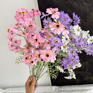 การจัดดอกเดซี่ประดิษฐ์ ผ้าไหมคุณภาพสูง สไตล์ชนบท ตกแต่งบ้าน - Product Image 3