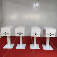 Support de protection portable résistant à l'eau pour imprimante DNP RX1HS/HITI P525L, alimenté par prise, avec boîtier métallique et bac à papier intégré