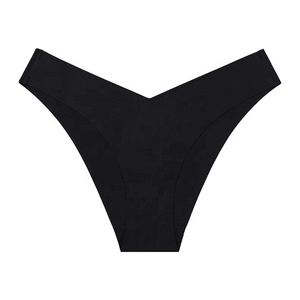Sous-vêtements sexy pour <span class=keywords><strong>femmes</strong></span> Culottes pour <span class=keywords><strong>femmes</strong></span> String transparent tissé sans couture pour <span class=keywords><strong>femmes</strong></span> adultes Teint uni 1pc/opp Sac Comme Photos 1000pcs - Product Image 6