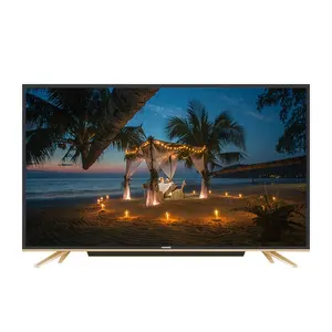 32DK3-L Fhd Uhd टेलीविजन 40 42 43 50 55 65 इंच धातु संस्करण एंड्रॉयड 4K soundbar के साथ टीवी का नेतृत्व किया ASANO frameless टीवी