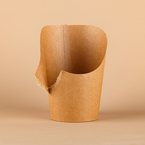 Tùy chỉnh in logo dùng một lần 12oz 14oz 16oz trứng <span class=keywords><strong>Waffle</strong></span> khoai tây chiên cốc xiên Kraft pháp khoai tây chiên container giấy lấy đi cho - Product Image 4