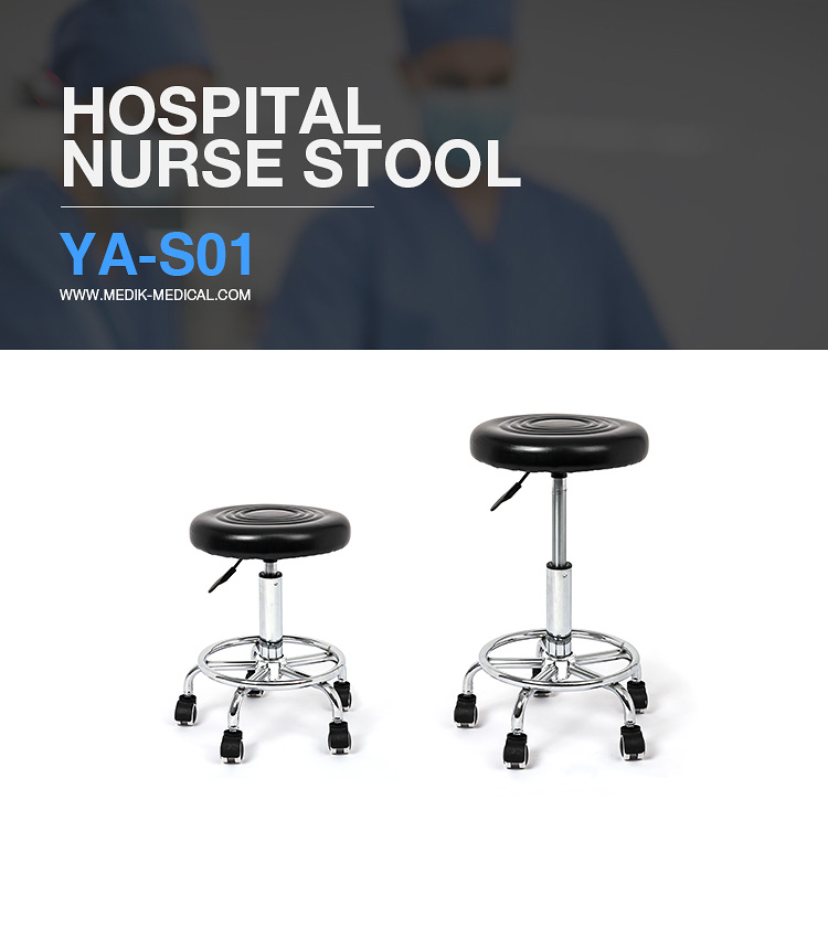 Nouveau tabouret de rotation dentaire de docteur Stool Medical Clinic R de Hospital Lab Nursing de modèle