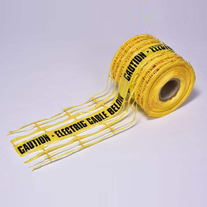 Aangepaste 30cmx 100M <span class=keywords><strong>Pe</strong></span> Detecteerbare Waarschuwing Mesh Voor Kabel Pijpleiding Bescherming Ondergrondse Waarschuwing Bury Mesh - Product Image 4