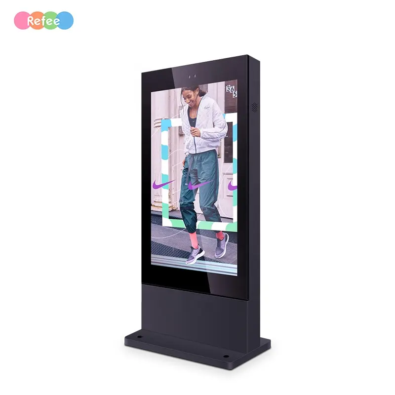 IP65 Kiosk Werbe spieler hohe Helligkeit digitaler Bildschirm Android wasserdicht Outdoor-LCD-Display