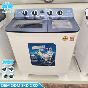 Lave-<span class=keywords><strong>linge</strong></span> semi-automatique à double cuve OEM 20 kg, équipement de lavage pour la maison, grandes apparences électroménagères - Product Image 2