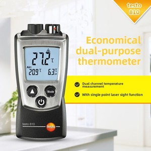 เทอร์โมมิเตอร์อินฟราเรดไร้สายแบบพกพา Testo 810 Mini ระดับอุตสาหกรรม สำหรับใช้งานภายในอาคาร - Product Image 2