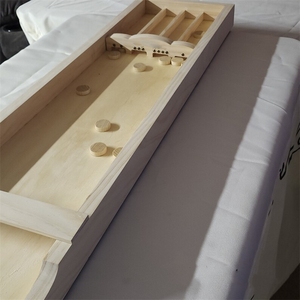 Juego de deportes de interior tradicional personalizado hecho a mano <span class=keywords><strong>sjoelbak</strong></span> juego de mesa de tejo holandés para niños y adultos - Product Image 6