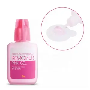 Korea Original Best Quality Lash Pink Gel Remover No Burn Makeup Remover Private Label Sky Glue Remover 15g