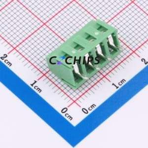 C381128L-4P0G36 Screw Terminal Block Through hole Component (THT),P=3.81mm Connector 1x4P 3.81mm 4P 1 - Product Image 2