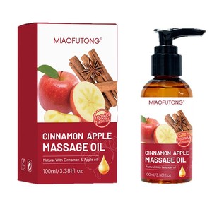 น้ำมันหอมระเหยออร์แกนิคกลิ่นอบเชยแอปเปิ้ล 100 มล. น้ำมันนวดบำรุงผิวอย่างล้ำลึก ช่วยให้ผิวกระจ่างใส ลดเลือนจุดด่างดำ บำรุงผิวกาย - Product Image 5