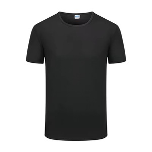 Spandex <b>Polyester</b> Quick Dry Running Fit T Shirt Workout Gym Sport Men T-shirt Custom Digital Print logo <b>TShirt</b> for Men - Product Image 3