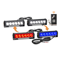 2LED-Stroboskop-Warnleuchtenbalken, Fahrzeug-Warnleuchte, gelb, rot, blau, weiß, Verkehrsleuchte