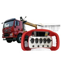 Télécommande sans fil étanche à 5 joysticks avec écran pour système hydraulique de grue de camion