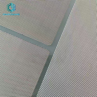 Malla Metálica Expandida de Acero Inoxidable 304 de Alta Resistencia, Malla de Acero Expandida con Orificios Grandes en Forma de Diamante para Plataformas y Pasarelas