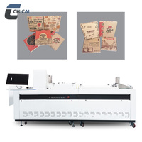 Imprimante jet d'encre numérique entièrement automatique à haute vitesse Chicai, nouvelle, à passage unique, réservoir d'encre rechargeable, 1200 dpi pour boîte à pizza en carton ondulé