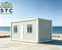 Maisons préfabriquées modulaires |   Maison conteneur modifiée en acier avec panneaux sandwich, fabrication directe usine, sur mesure