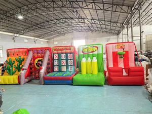 Offres Spéciales 5 en 1 jeu <span class=keywords><strong>de</strong></span> sport <span class=keywords><strong>de</strong></span> <span class=keywords><strong>basket</strong></span>-ball <span class=keywords><strong>de</strong></span> carnaval gonflable drôle en plein air avec un design personnalisé - Product Image 3