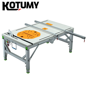 Table de scie élévatrice pliante multifonctionnelle Nouvel établi pour le travail du bois avec roulement - Product Image 1