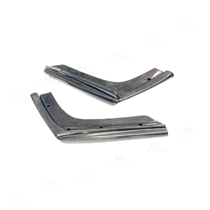 V Estilo Seco Fibra De Carbono Difusor Traseiro Bumper Lip Splitters para 2015-2019 BMW F80 M3 F82 F83 M4 - Product Image 3