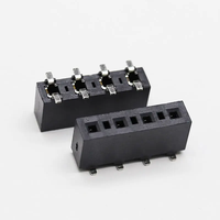 Connecteur 3.96Mm Pas Boîte En-tête Hauteur 8.9mm Positions 02P-20P Simple Rangée Smt U Fin Personnalisé Hauteur Pin Famale Connecteurs