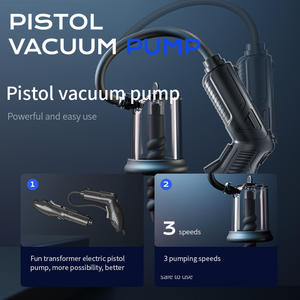 2-in-1 Pistol Style Vakuum Anal Pump Court Saugen und Anus Massage Elektrische Handpumpen andere Massage produkte Anal Plug - Product Image 2