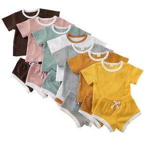 Conjunto de Ropa para Niños, Estilo 2021, Pantalones Cortos Informales para Bebé, Ropa de Verano de Alta Calidad, Algodón Orgánico, 1-6 Años - Product Image 1