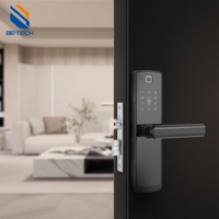 Serrure de porte électronique numérique pour portes en bois et en acier, avec mot de passe et stockage sur carte mémoire, accès au réseau WiFi, serrure intelligente