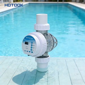 Système de chlorateur intelligent pour piscine à eau salée HOTOOK série SCS, accessoires de piscine, contrôle par application Tuya, PVC/ABS, auto-nettoyant, WiFi, chlore - Product Image 1