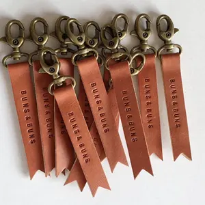 Op Maat Gemaakte Monogram Lederen Sleutelhanger Sleutelhanger Gepersonaliseerde Lederen Sleutelhanger Initiële Lederen Sleutelhanger Perfect Cadeau Voor Dames Heren