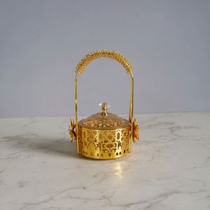 Cesta de Frutas Metálica de Lujo Retro, Elegante y Delicada, para Té de la Tarde, Mesa de Postres, Bandeja para Frutas y Pasteles - Product Image 6