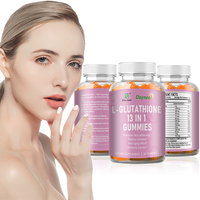 L-Glutathione Gummies Anti-Aging Radiant Skin Boost Immunity Fruity Flavored Candy in Pack